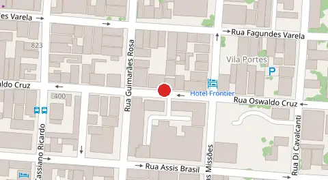 Mapa da localização