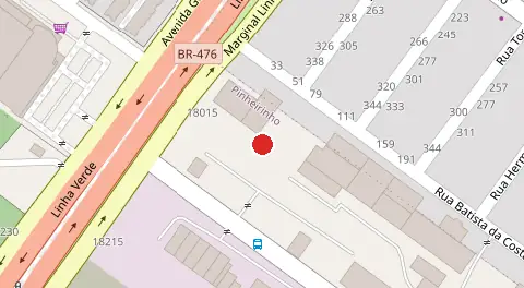 Mapa da localização