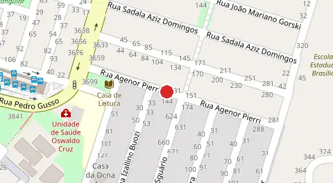 Mapa da localização
