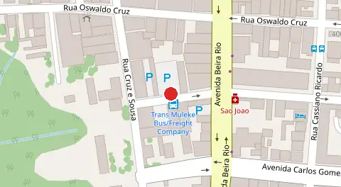 Mapa da localização