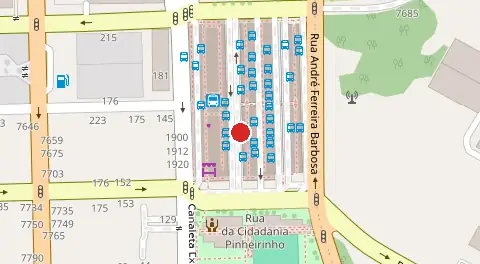 Mapa da localização