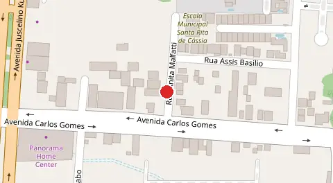 Mapa da localização