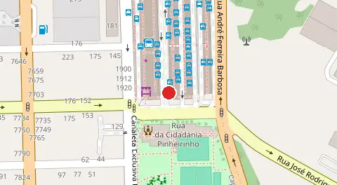 Mapa da localização