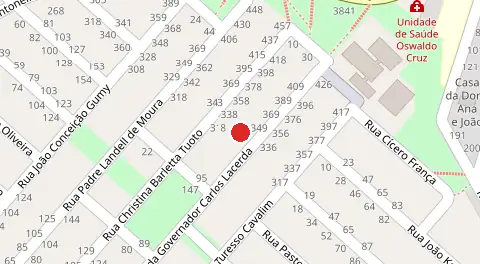 Mapa da localização