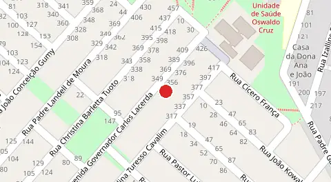 Mapa da localização