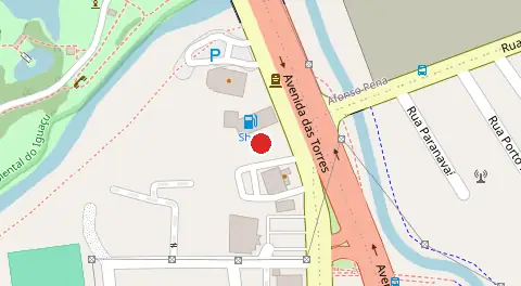 Mapa da localização
