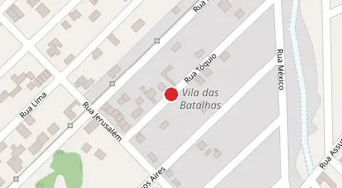 Mapa da localização