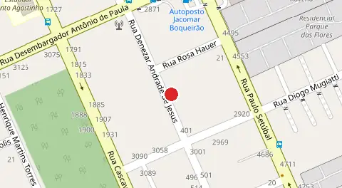 Mapa da localização