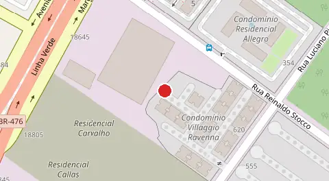 Mapa da localização