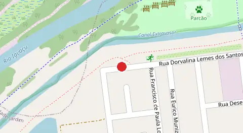 Mapa da localização