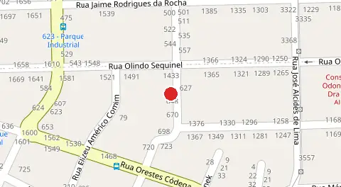 Mapa da localização