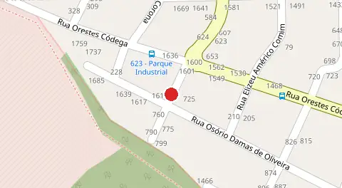 Mapa da localização
