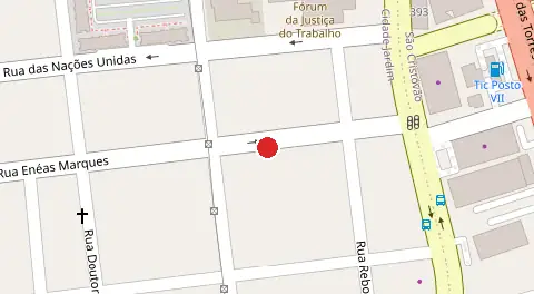 Mapa da localização