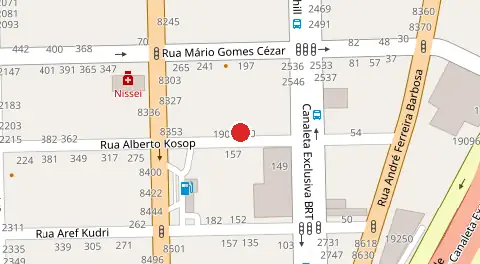 Mapa da localização