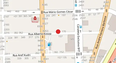 Mapa da localização