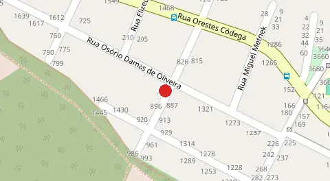 Mapa da localização