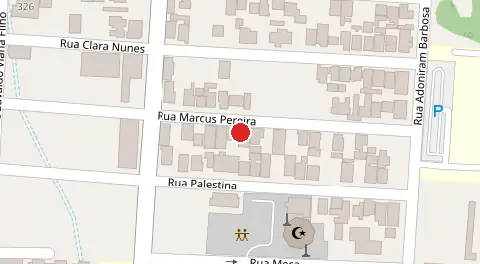 Mapa da localização