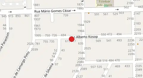 Mapa da localização