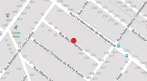 Mapa da localização