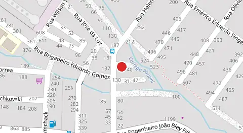 Mapa da localização