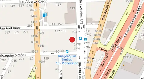 Mapa da localização