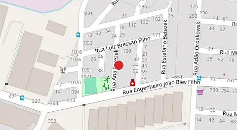 Mapa da localização