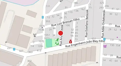 Mapa da localização