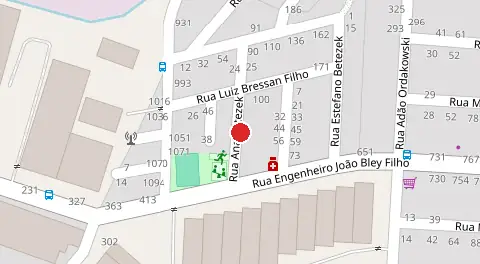 Mapa da localização
