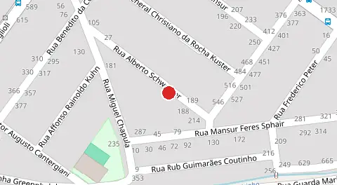 Mapa da localização