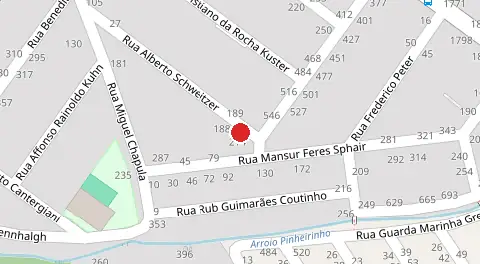 Mapa da localização