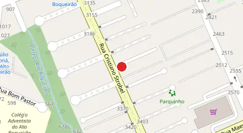 Mapa da localização