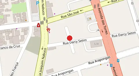 Mapa da localização