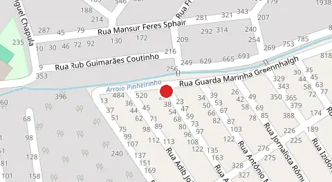 Mapa da localização