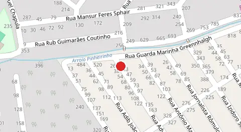 Mapa da localização