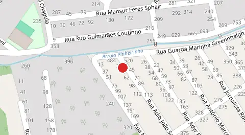 Mapa da localização
