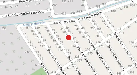 Mapa da localização