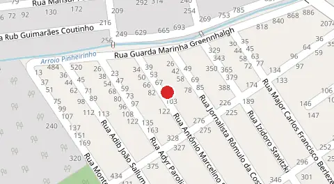 Mapa da localização
