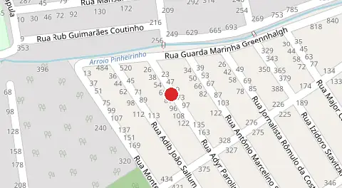 Mapa da localização