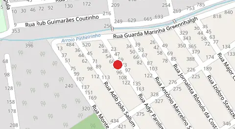 Mapa da localização