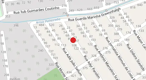 Mapa da localização