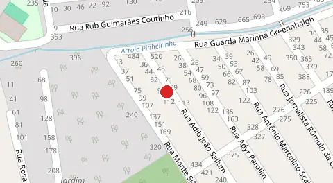 Mapa da localização