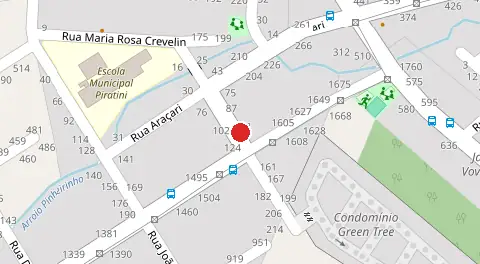Mapa da localização