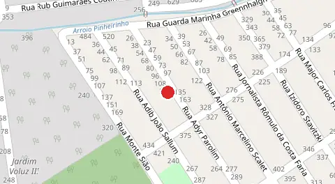 Mapa da localização