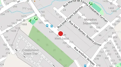 Mapa da localização