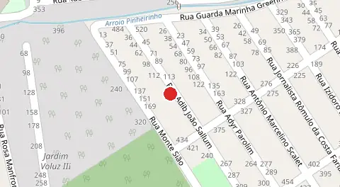 Mapa da localização