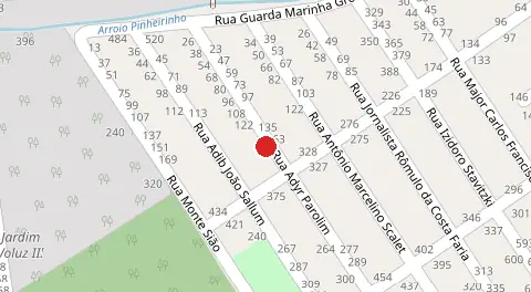 Mapa da localização