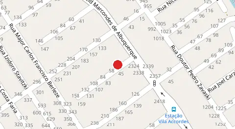 Mapa da localização