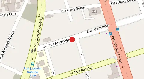 Mapa da localização