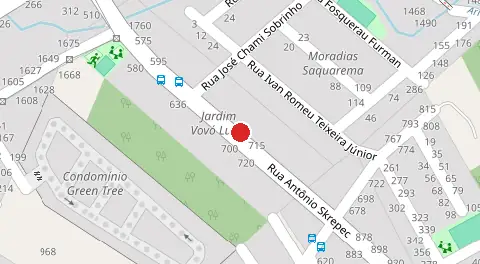 Mapa da localização