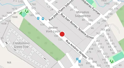 Mapa da localização